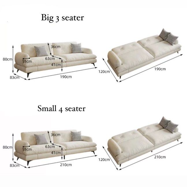ALVORRA Modern Sofa Bed