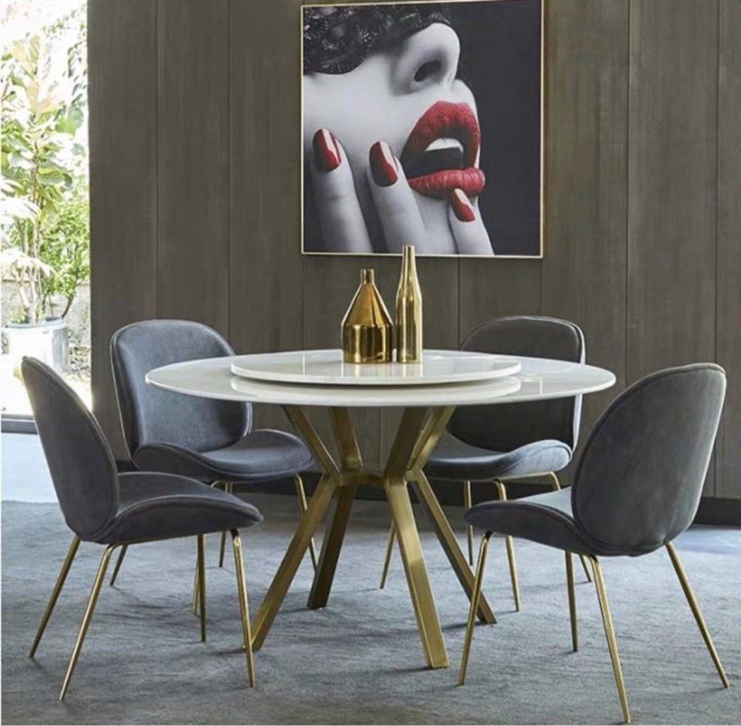 PEYTON Modern Marble Dining Table
