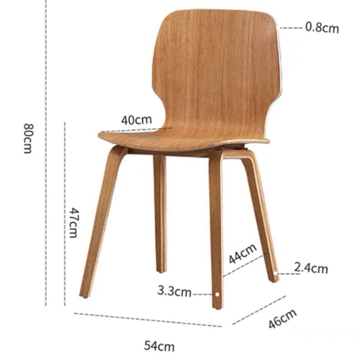 GARDNER Modern Solid Wood Dining Chair
