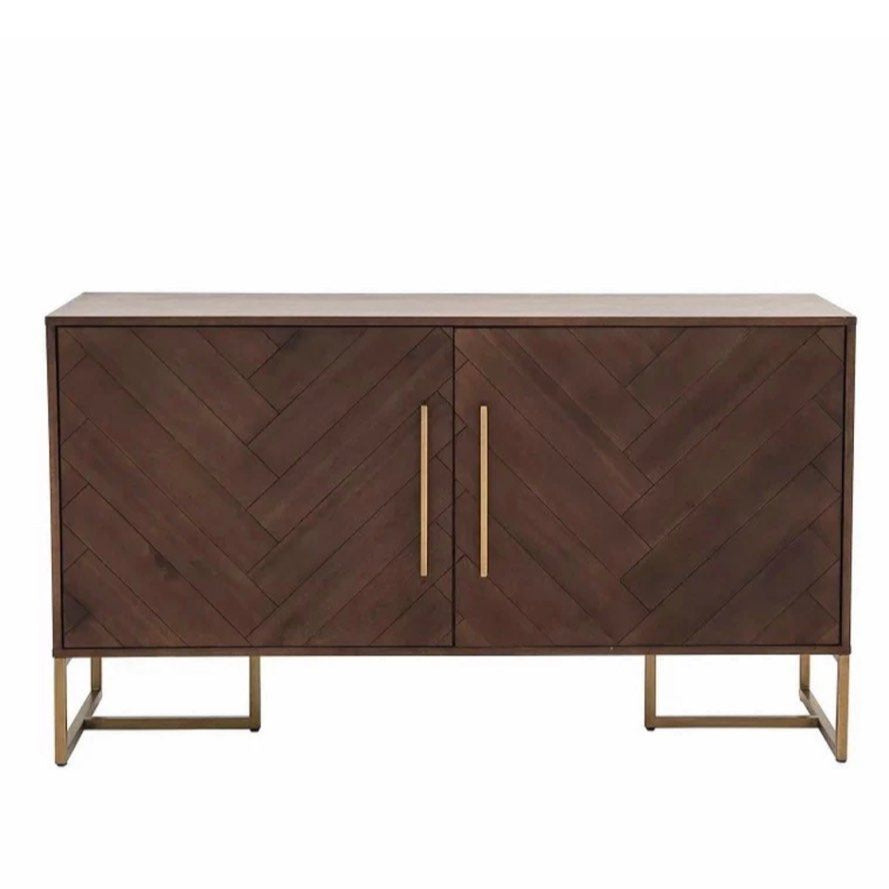 HURLAY Herringbone Sideboard Cabinet