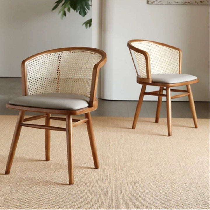 ULIK Rustic Rattan Dining Chair