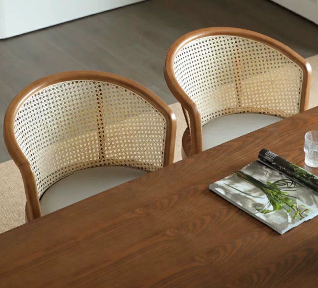 ULIK Rustic Rattan Dining Chair