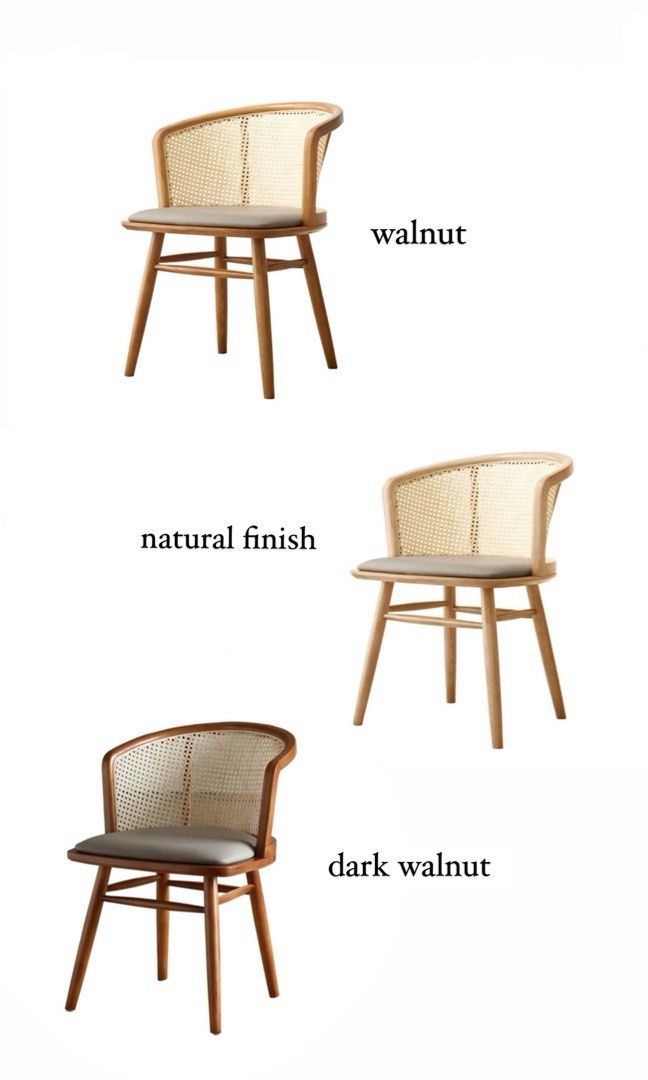 ULIK Rustic Rattan Dining Chair