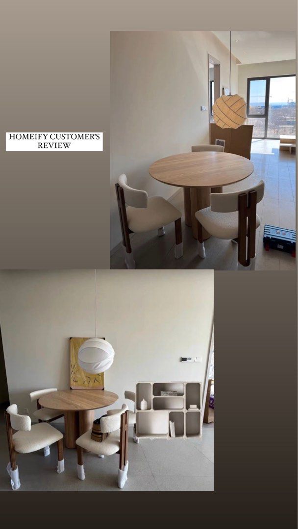POWELL Wood Dining Table