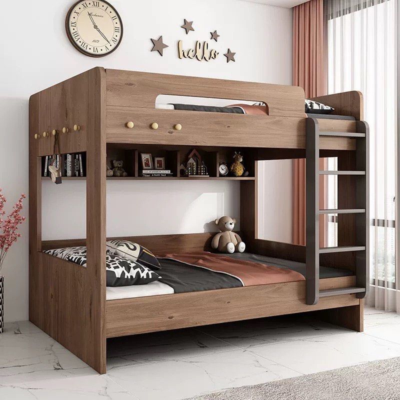 GREY Modern Double Decker Bedframe