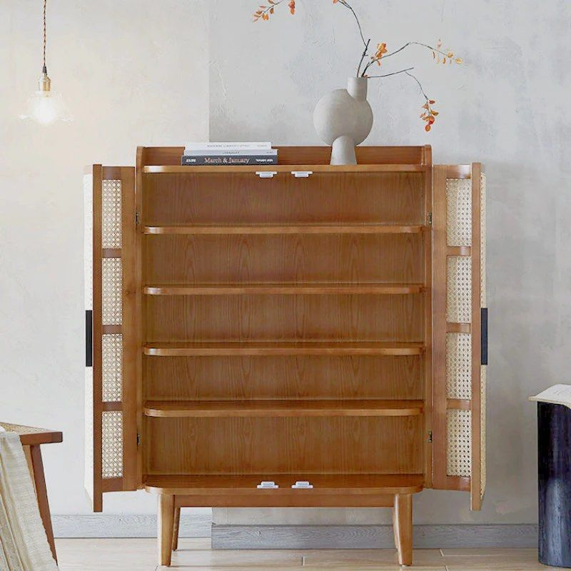 ROZE Rattan Shoe Cabinet