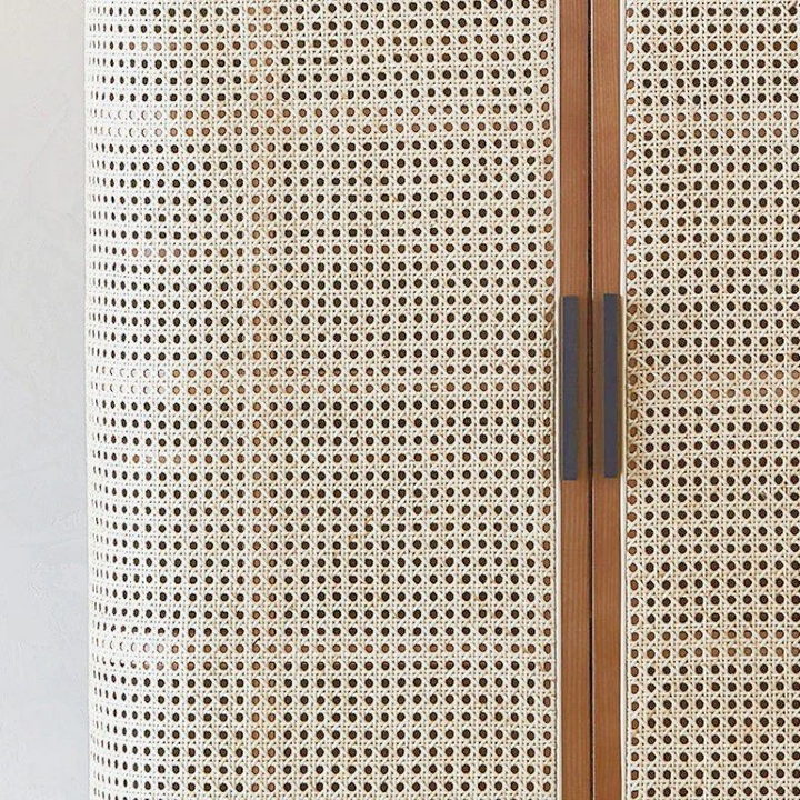 ROZE Rattan Shoe Cabinet