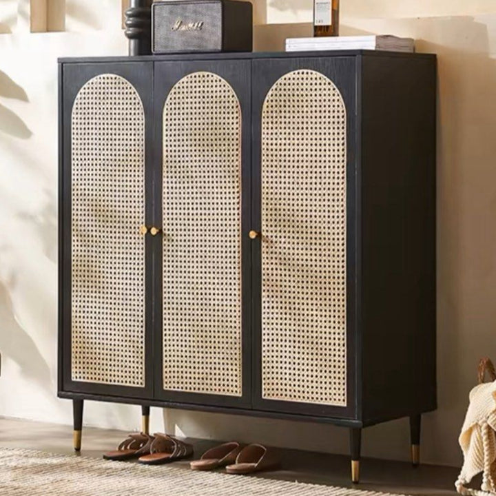 GRISEAN Rattan Shoe Cabinet