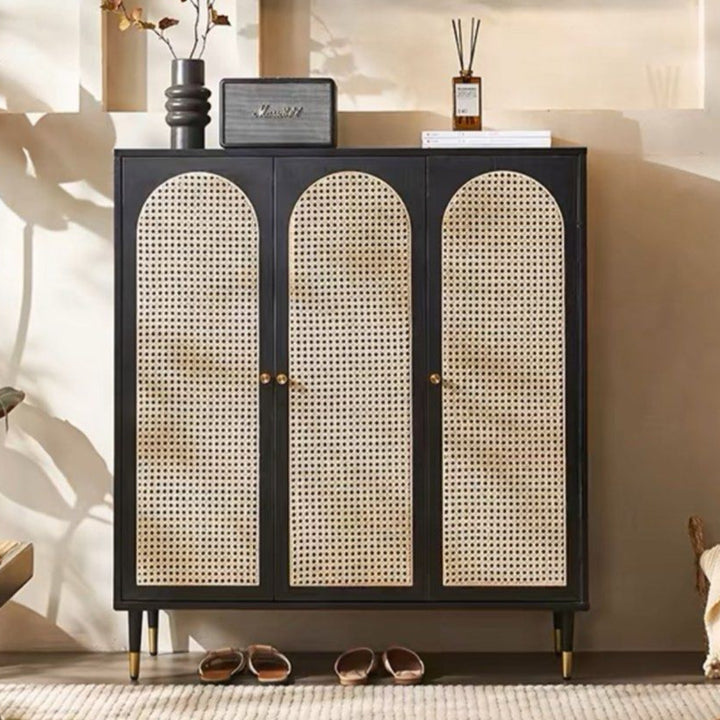 GRISEAN Rattan Shoe Cabinet