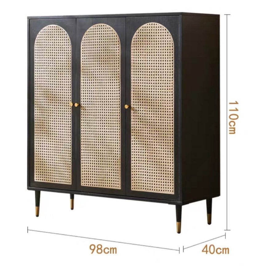 GRISEAN Rattan Shoe Cabinet
