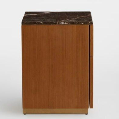 GRISEO Modern Fluted Bedside Table