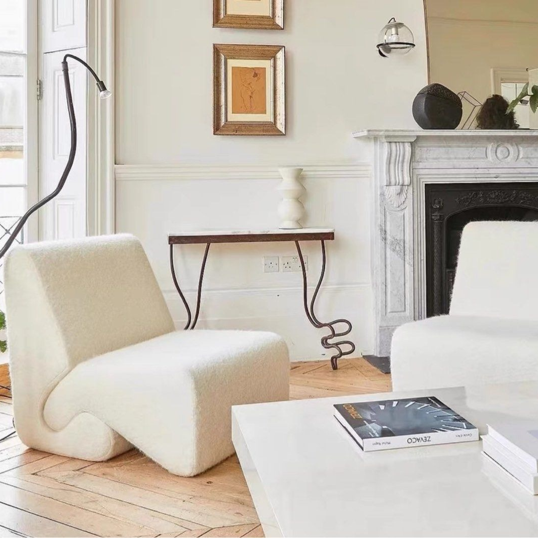 JORDAN Modern Boucle Lounge Chair