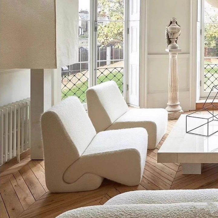 JORDAN Modern Boucle Lounge Chair