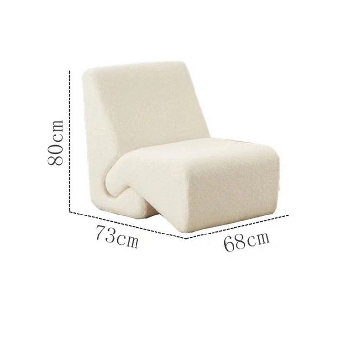JORDAN Modern Boucle Lounge Chair