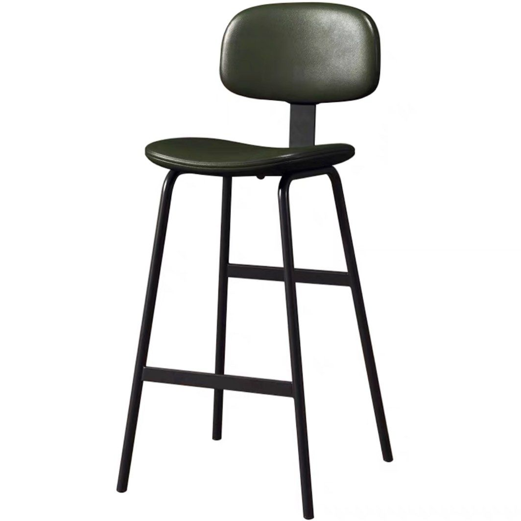 PAUL Modern Leather Bar Stool