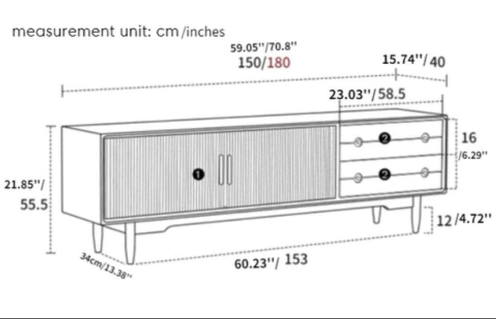 ROVAN Cherrywood TV Stand