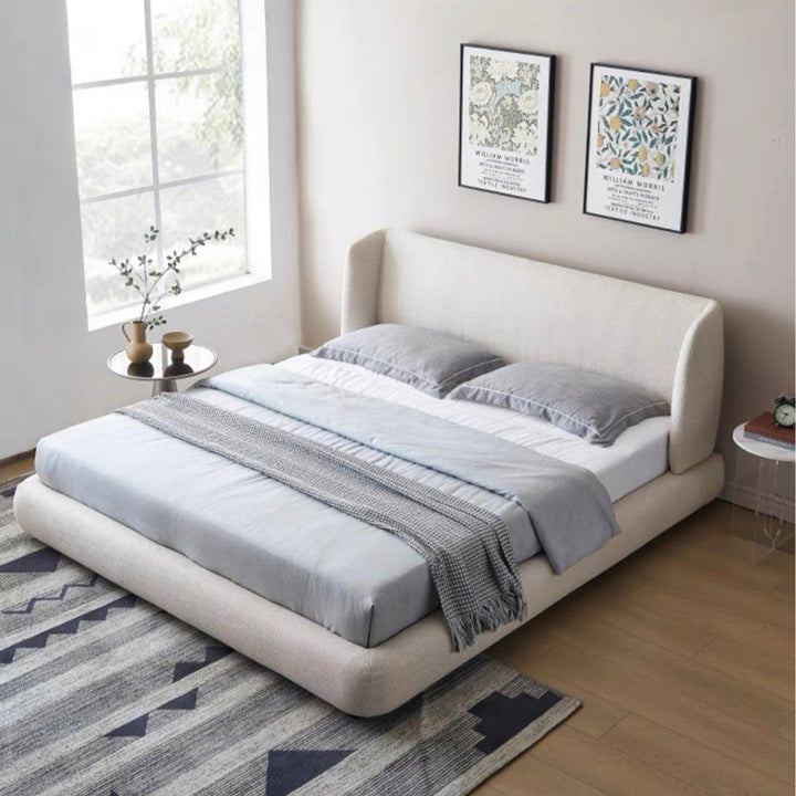 HADELE Modern Linen Bedframe