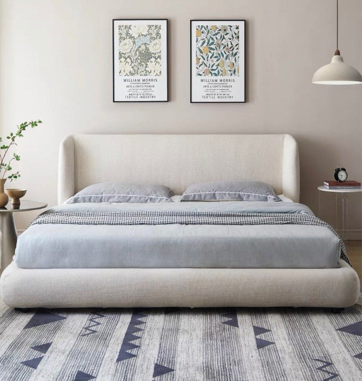 HADELE Modern Linen Bedframe