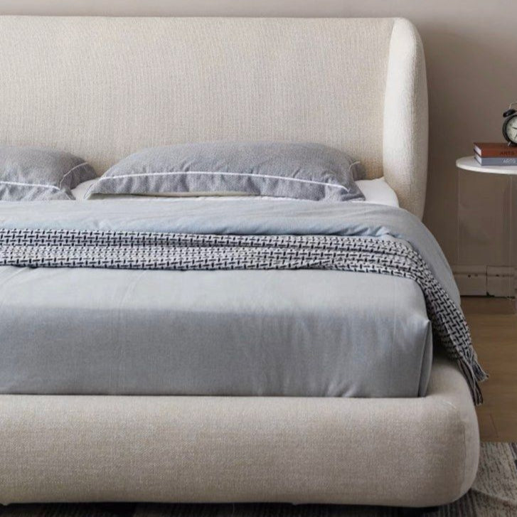 HADELE Modern Linen Bedframe