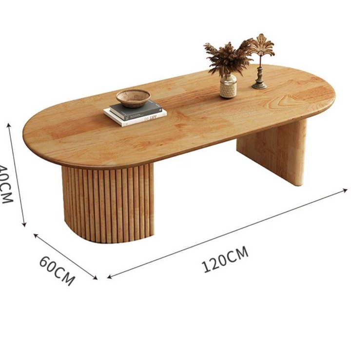 PAUL Japandi Solid Wood Coffee Table