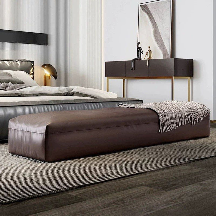 MOFUE Modern Leather Bench