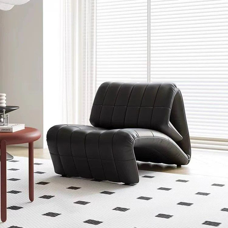 MATTHEW Modern Leather Adjustable Lounge Chair