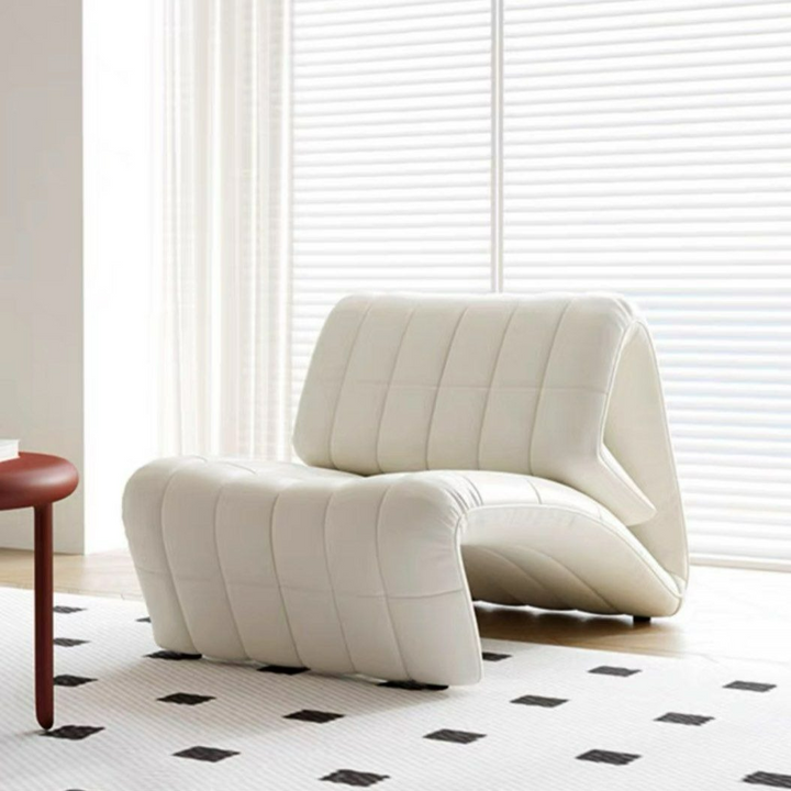 MATTHEW Modern Leather Adjustable Lounge Chair