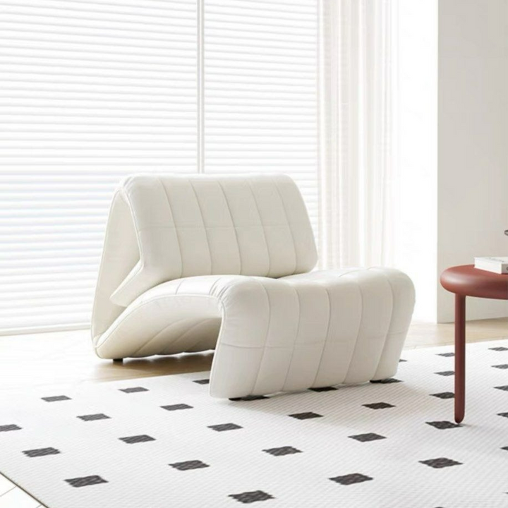MATTHEW Modern Leather Adjustable Lounge Chair
