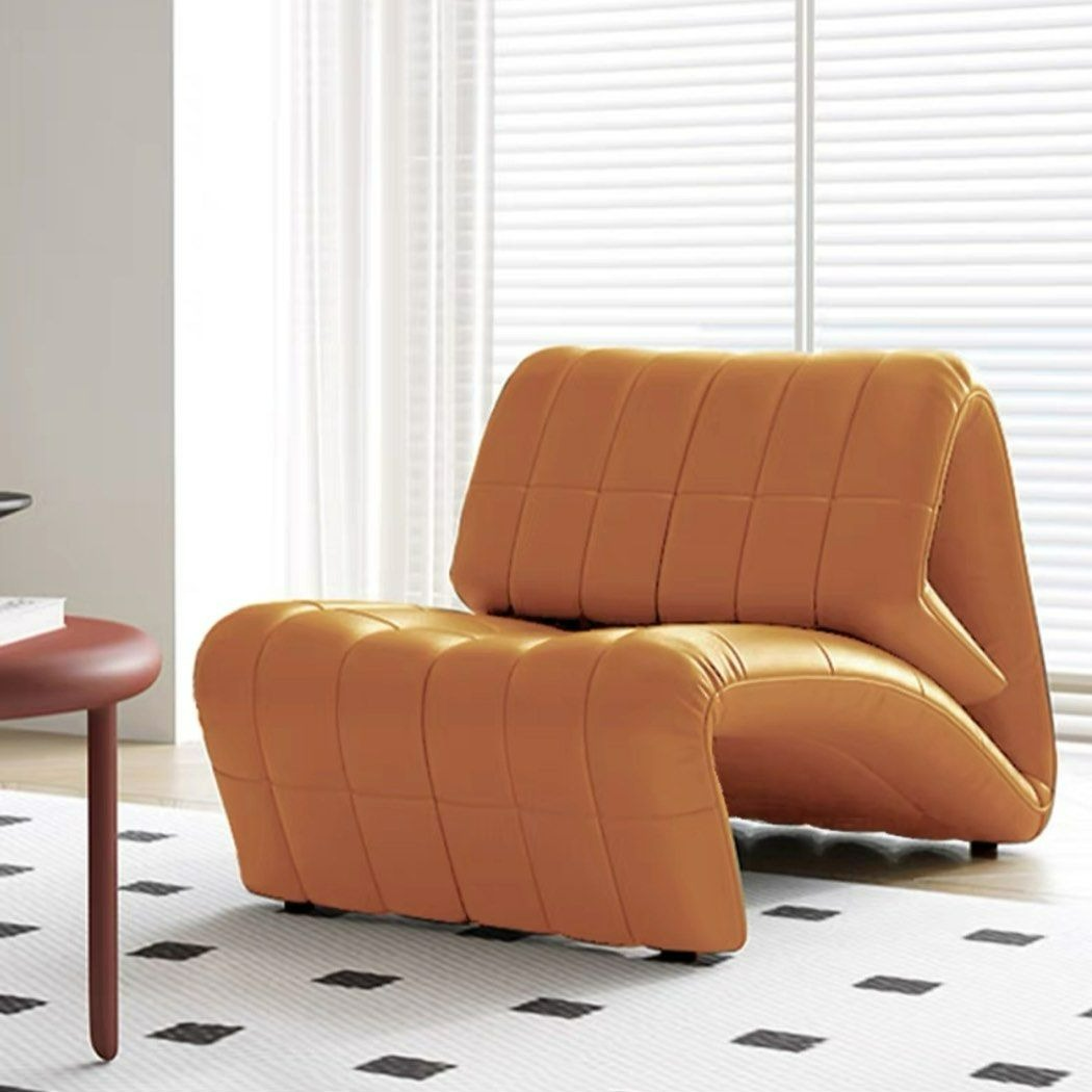 MATTHEW Modern Leather Adjustable Lounge Chair