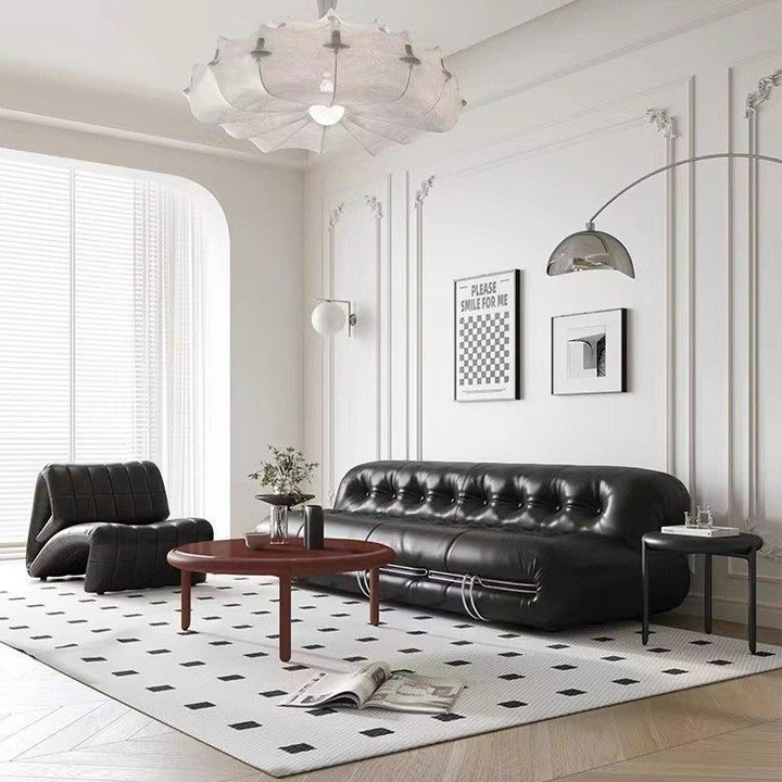 MATTHEW Modern Leather Adjustable Lounge Chair