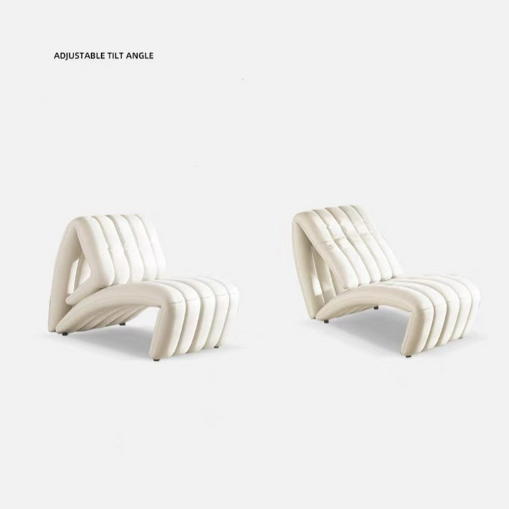 MATTHEW Modern Leather Adjustable Lounge Chair