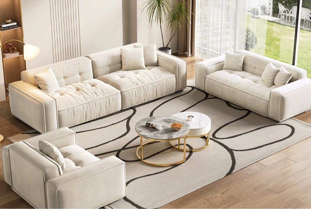 DELSIRA Modern Boucle Sofa