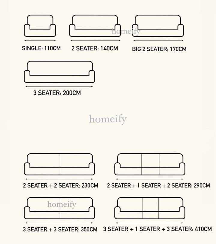 DELSIRA Modern Boucle Sofa
