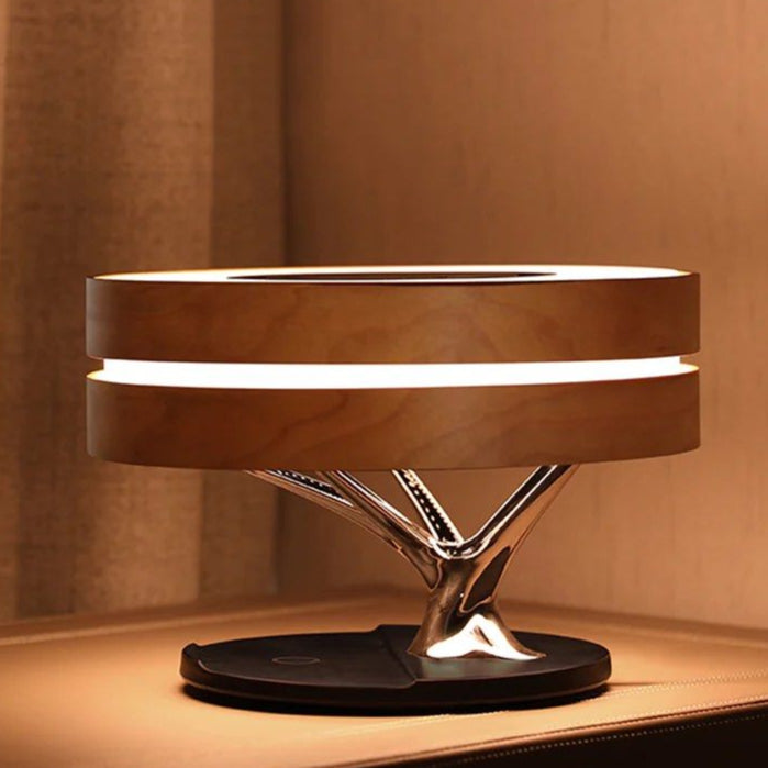 HALTER Bluetooth Table Lamp in Round