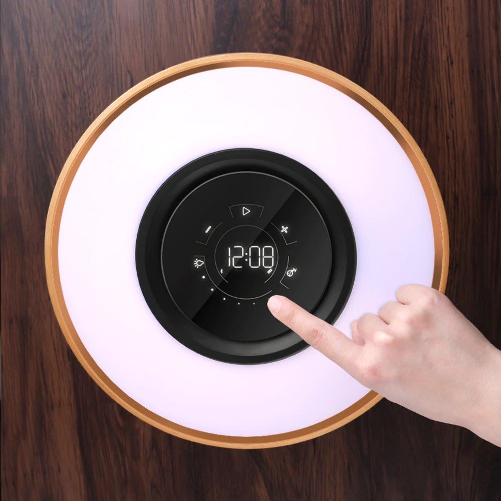 HALTER Bluetooth Table Lamp in Round