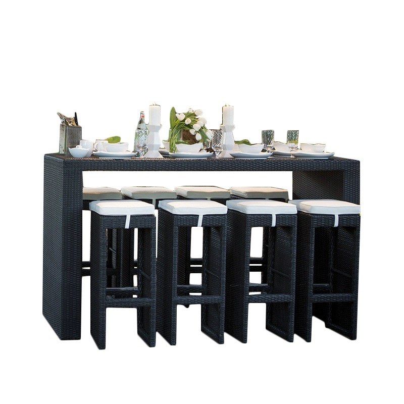 VEICRA Modern Outdoor Bar Table & Chairs