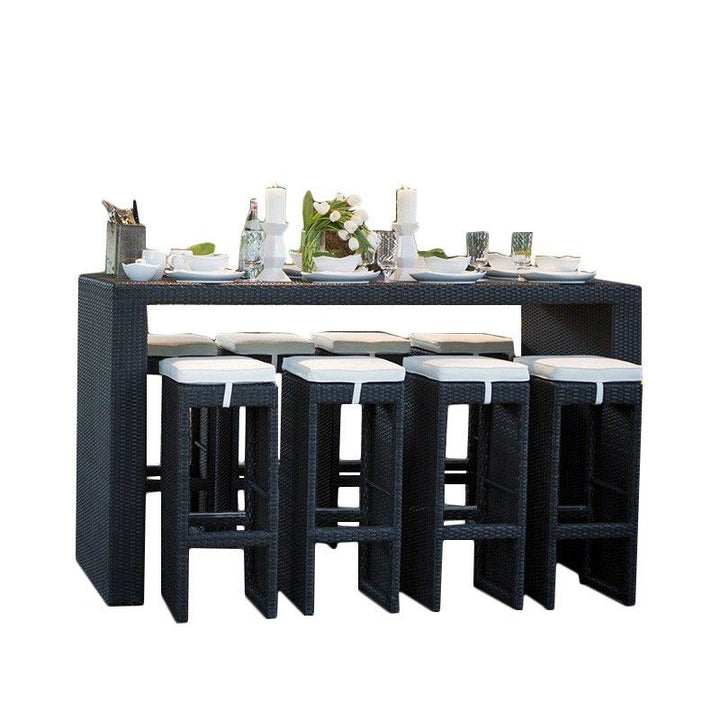 VEICRA Modern Outdoor Bar Table & Chairs
