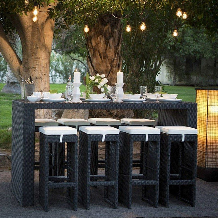 VEICRA Modern Outdoor Bar Table & Chairs