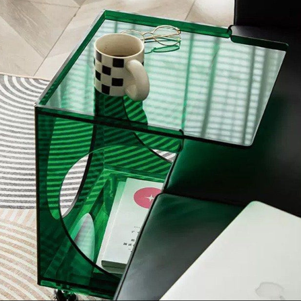 MIKA Movable Acrylic Side Table