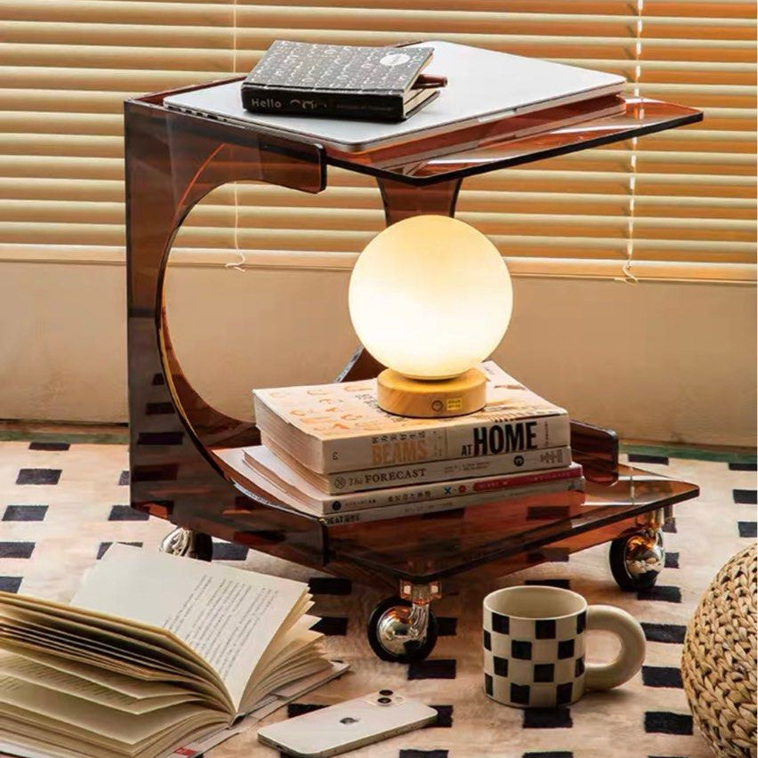 MIKA Movable Acrylic Side Table