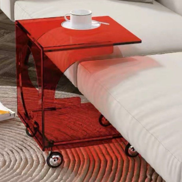 MIKA Movable Acrylic Side Table