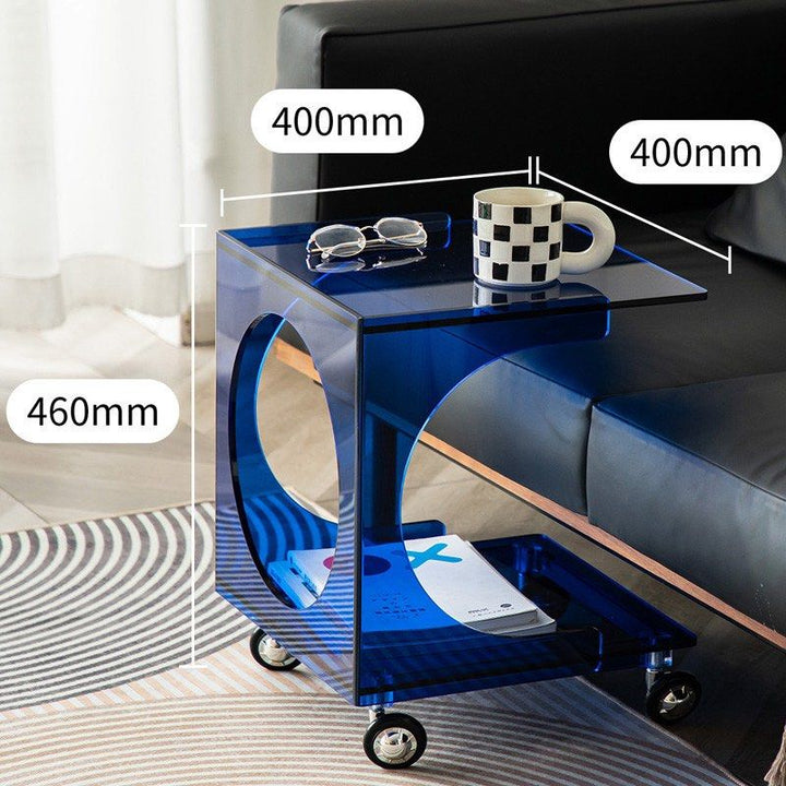 MIKA Movable Acrylic Side Table