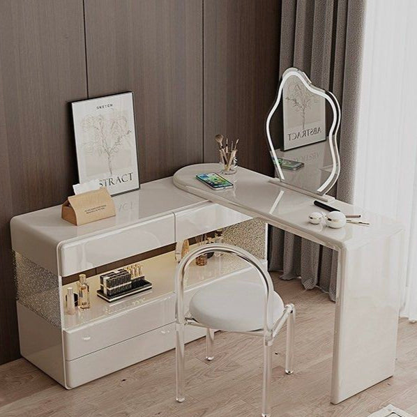 HARA Modern Extendable Vanity Table