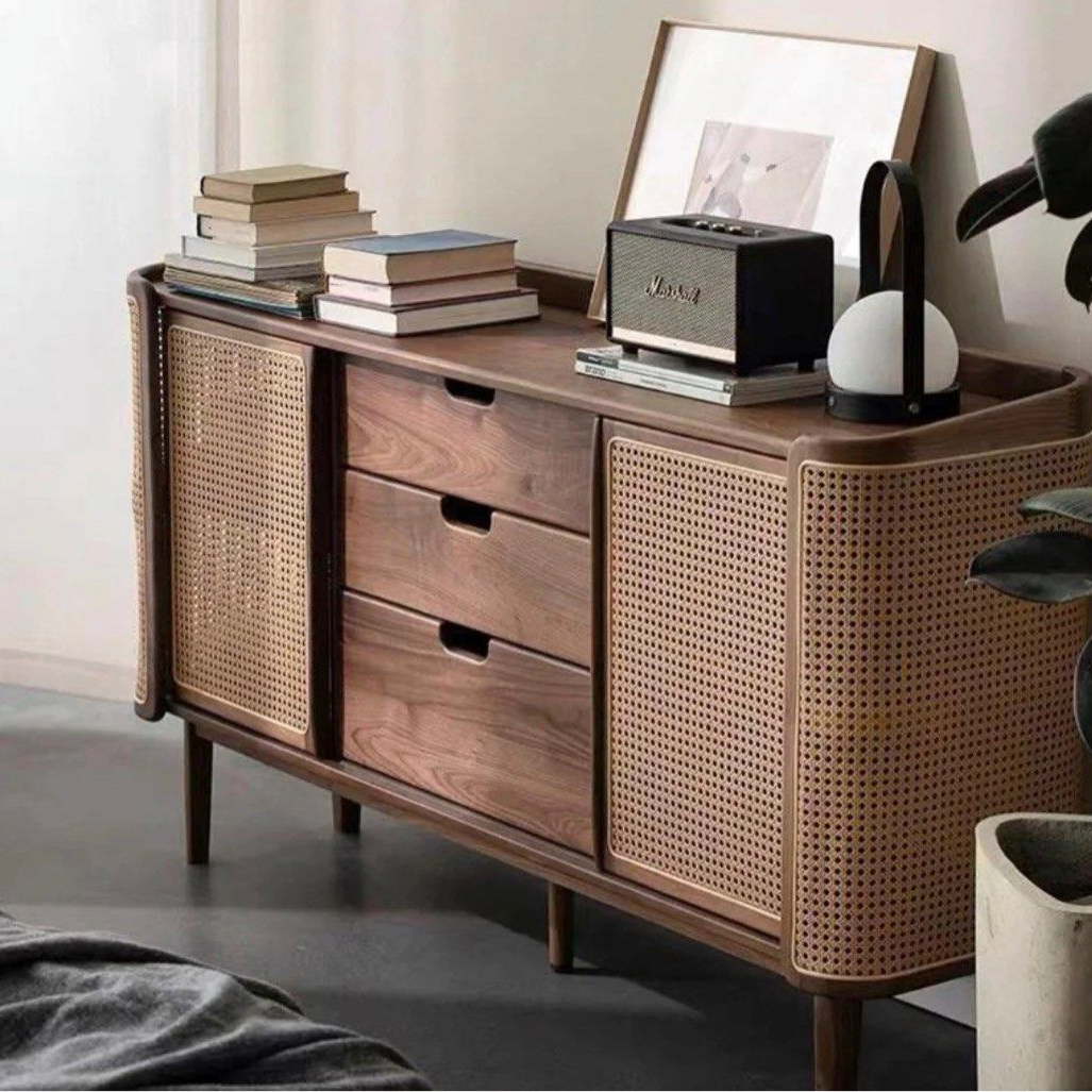 JAVEAN Solid Wood Sideboard