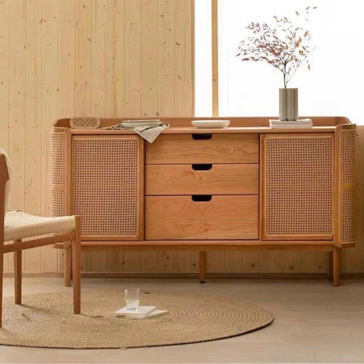 JAVEAN Solid Wood Sideboard
