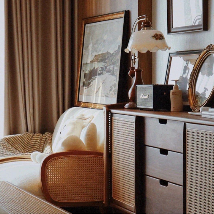 JAVEAN Solid Wood Sideboard