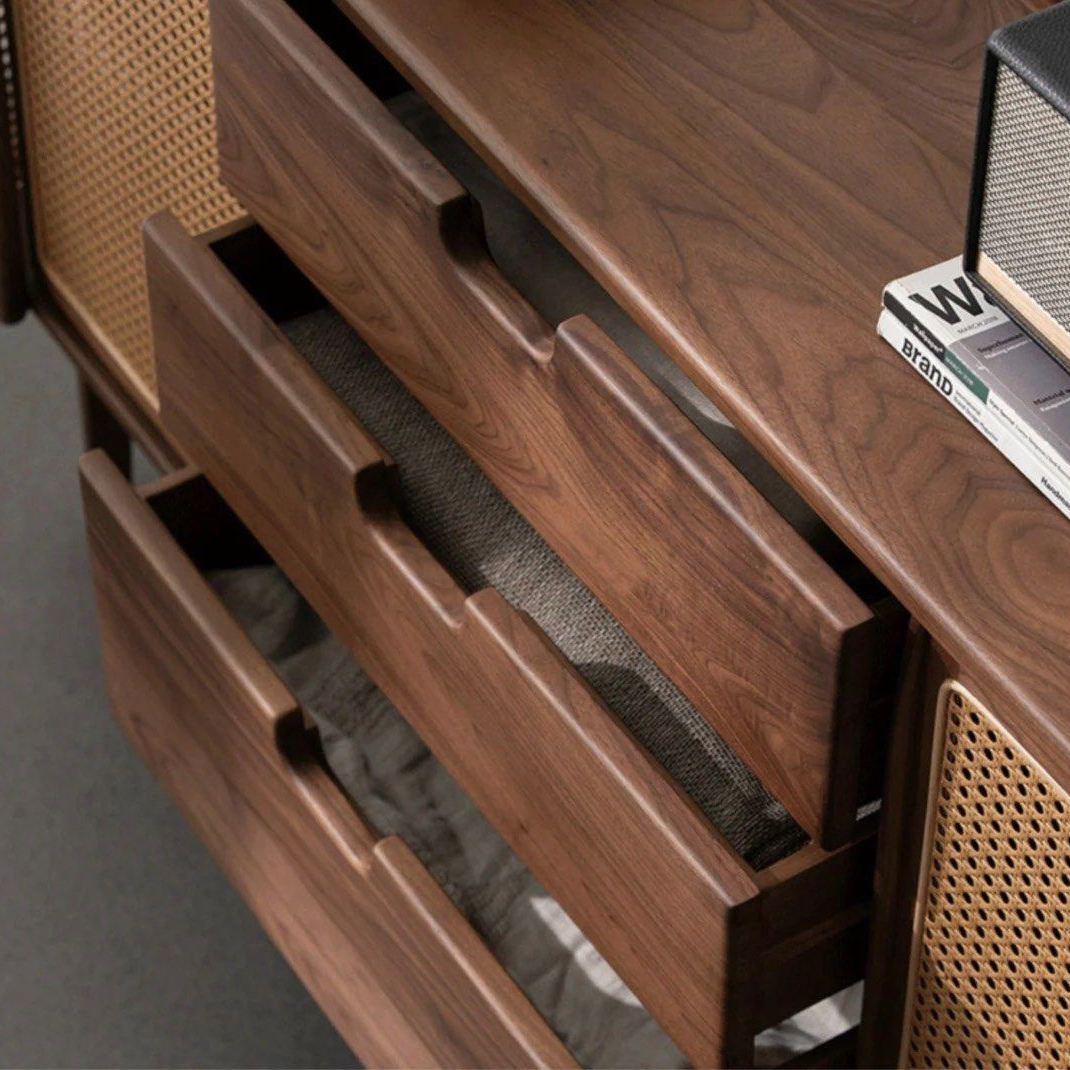 JAVEAN Solid Wood Sideboard