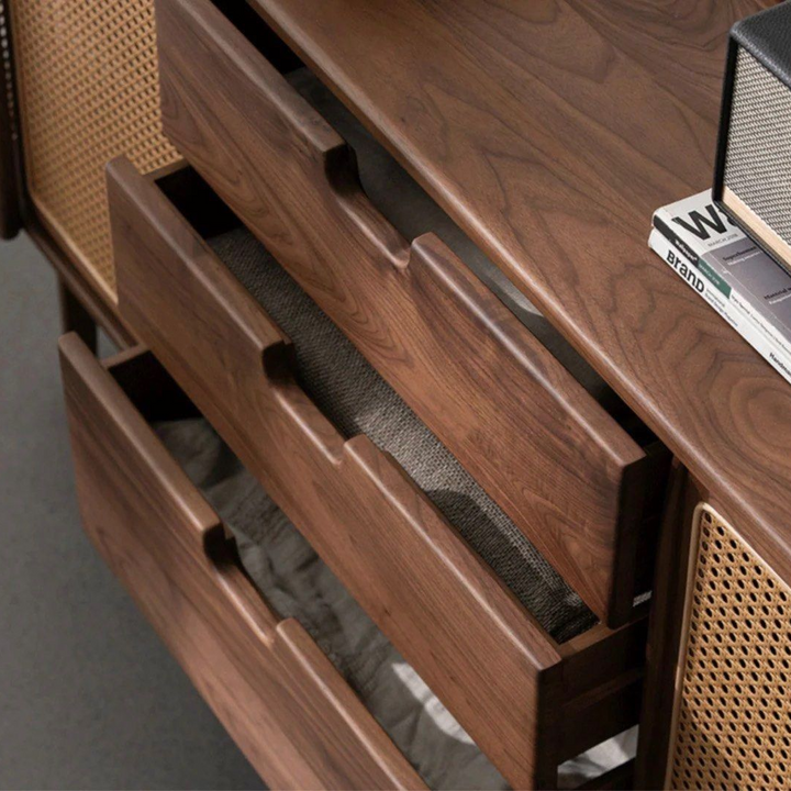 JAVEAN Solid Wood Sideboard