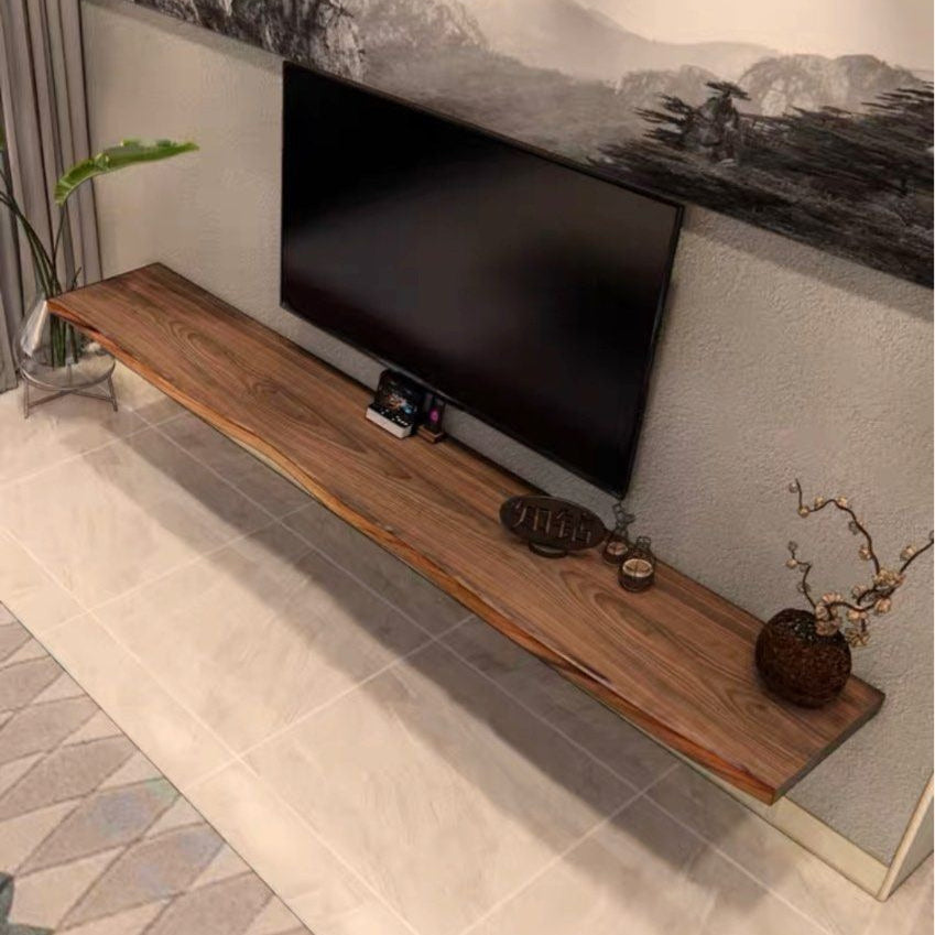 JAGG Rustic Solid Wood Floating TV Console