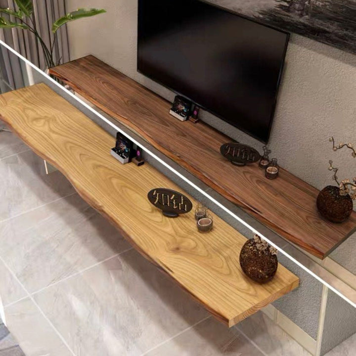 JAGG Rustic Solid Wood Floating TV Console